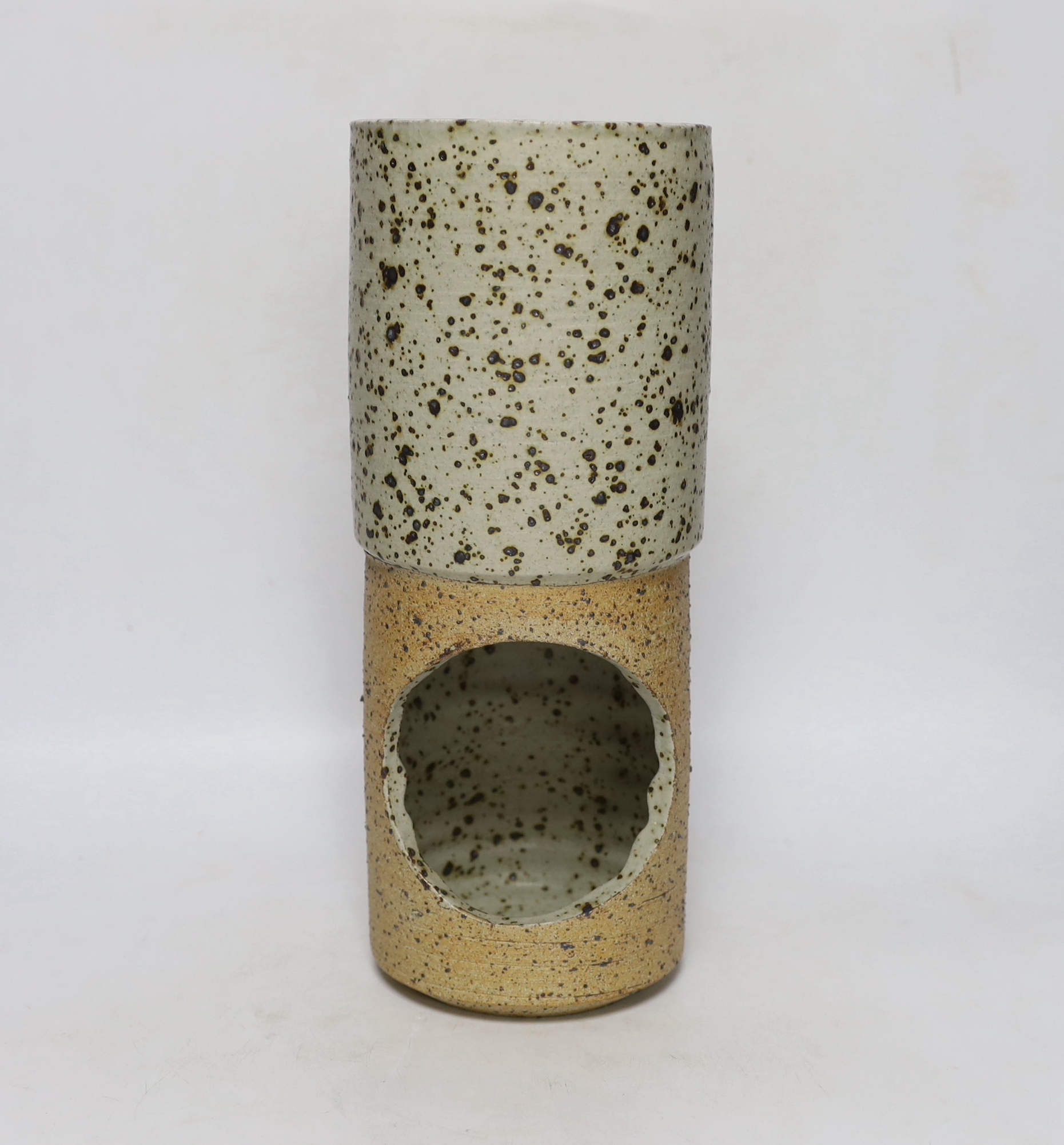 A Cranbrook Station Pottery vase, circa 1970, 31.5cm